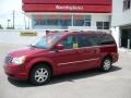 2009 Inferno Red Crystal Pearl Chrysler Town & Country Touring  photo #1