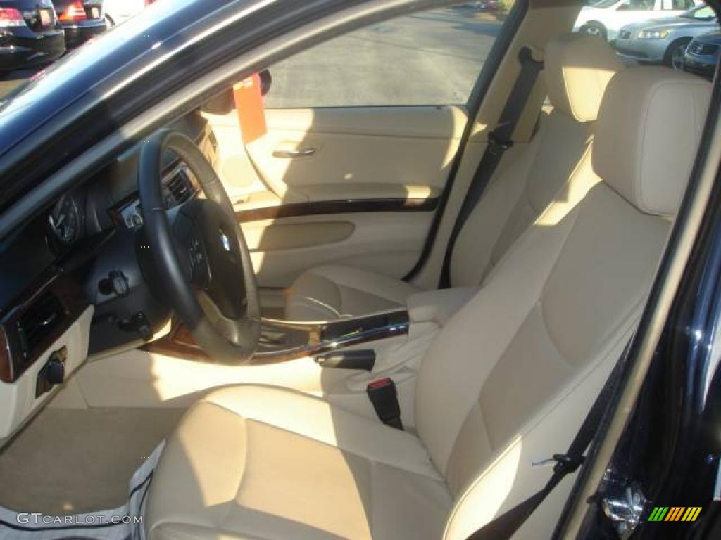 2007 3 Series 328i Sedan - Monaco Blue Metallic / Beige photo #6