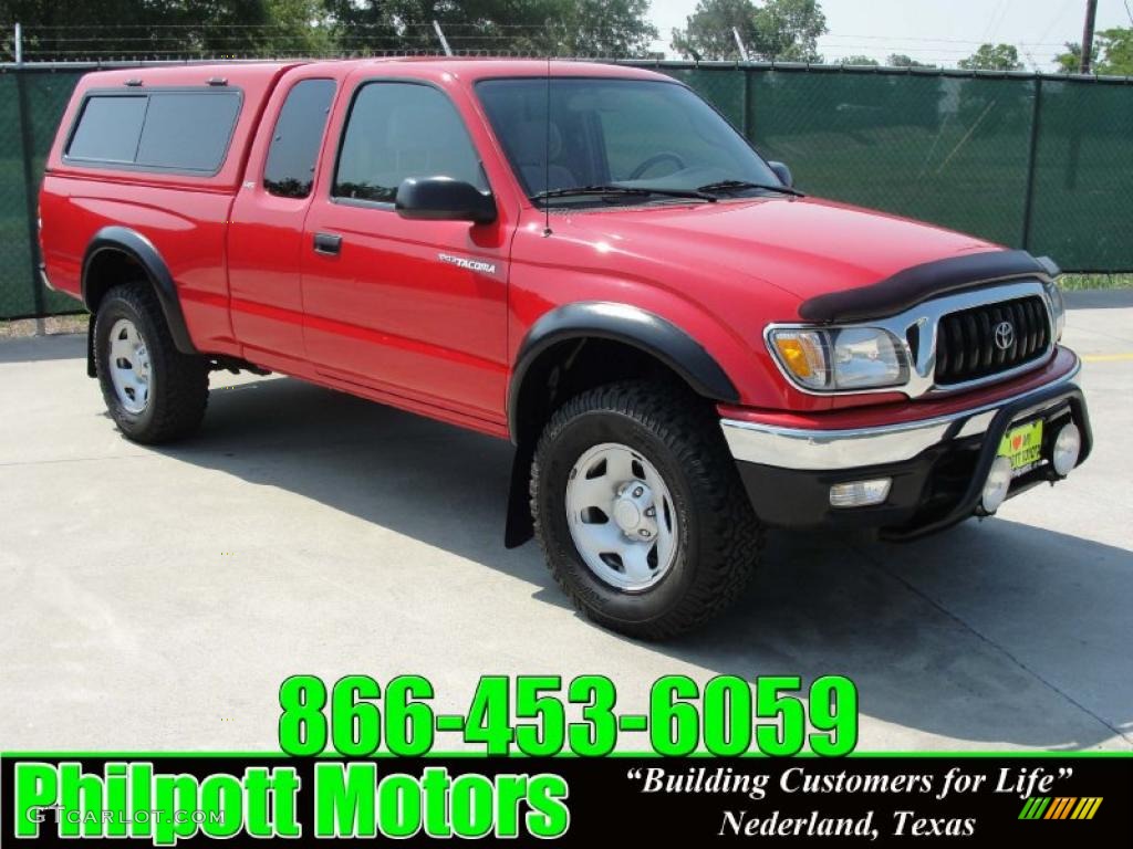 Radiant Red Toyota Tacoma