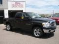 2007 Brilliant Black Crystal Pearl Dodge Ram 1500 Big Horn Edition Quad Cab 4x4  photo #3