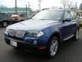 2008 Montego Blue Metallic BMW X3 3.0si  photo #4