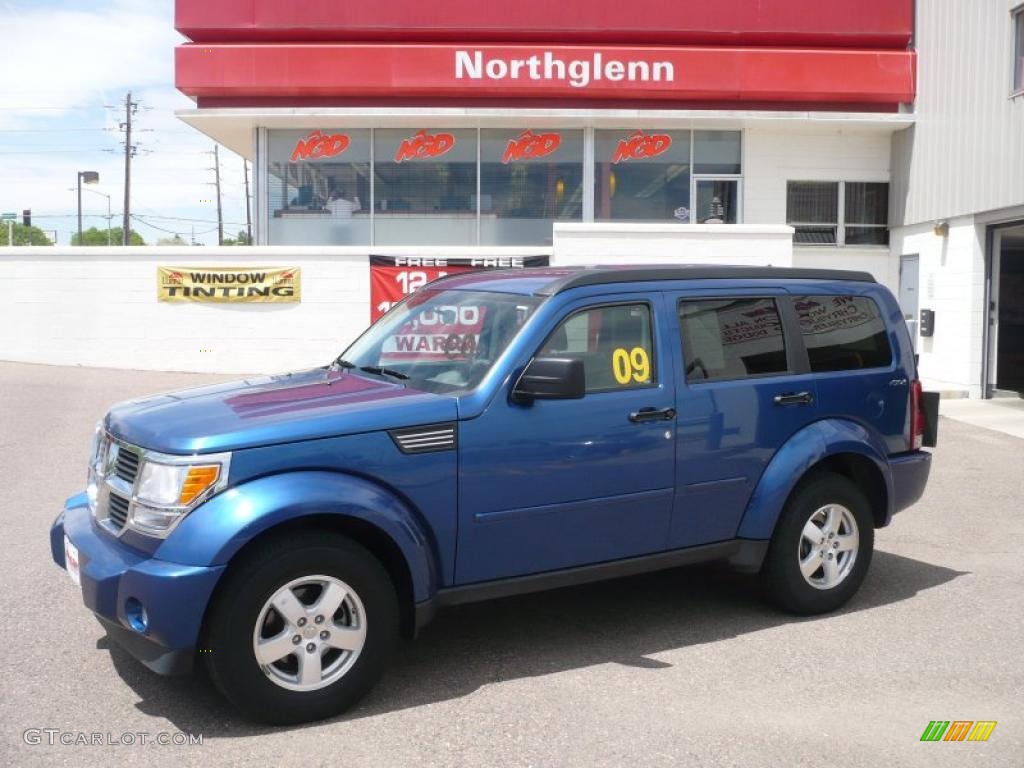 2009 Nitro SE 4x4 - Deep Water Blue Pearl / Dark Slate Gray/Light Slate Gray photo #1