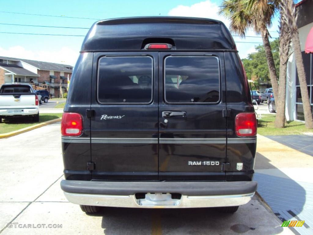 2003 Ram Van 1500 Passenger Conversion - Black / Dark Slate Gray photo #2