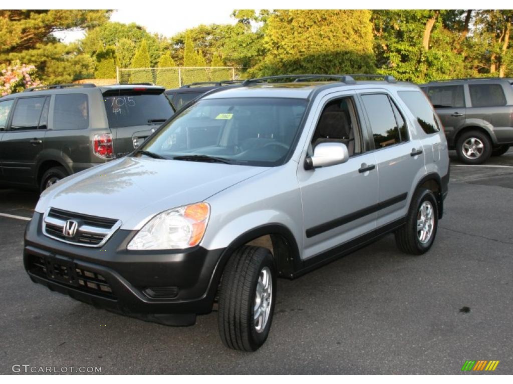 2004 CR-V EX 4WD - Satin Silver Metallic / Black photo #1