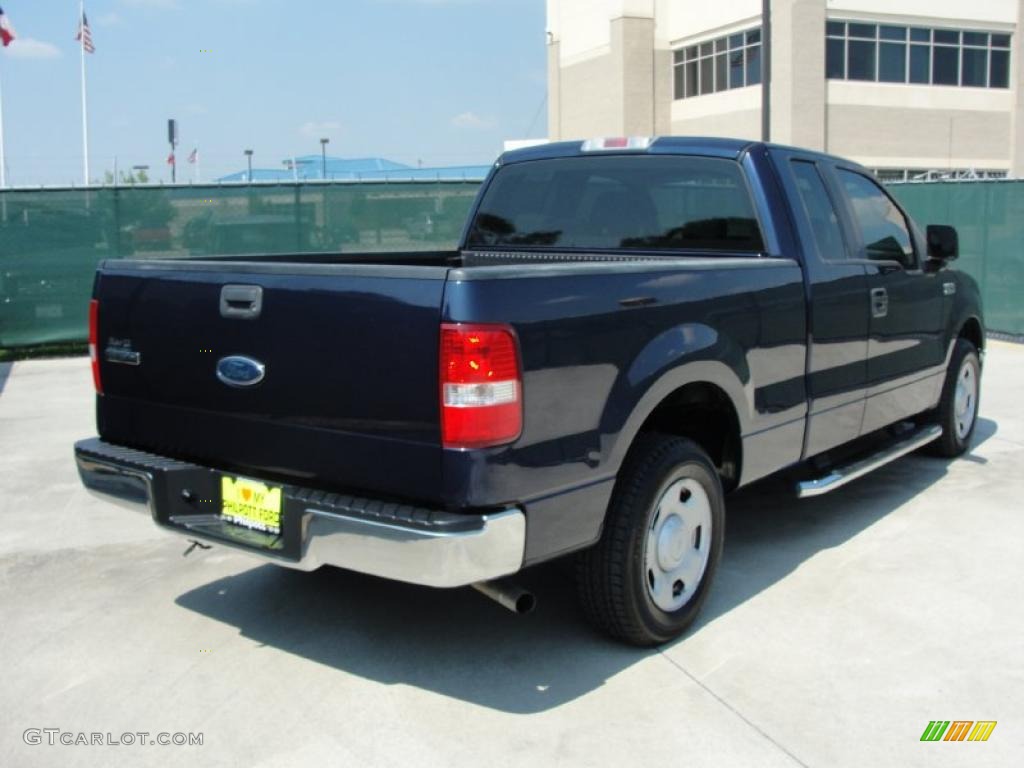 2005 F150 XL SuperCab - True Blue Metallic / Medium Flint Grey photo #3