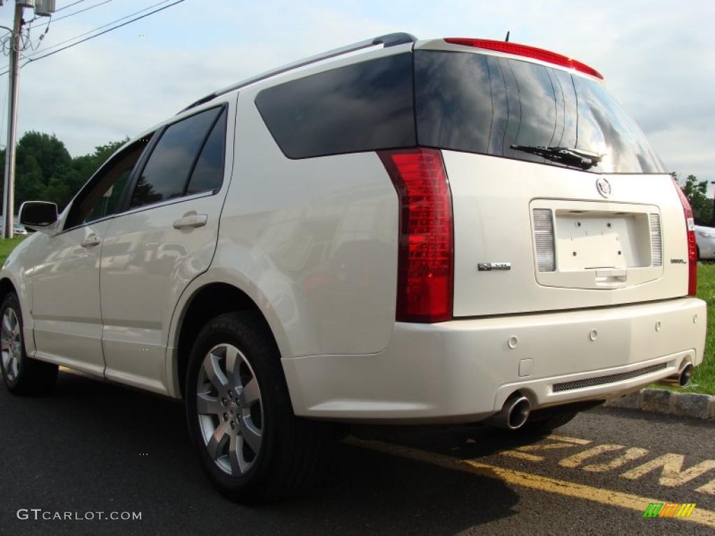 2008 SRX 4 V8 AWD - White Diamond Tricoat / Cashmere/Cocoa photo #2