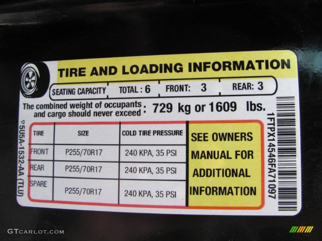2006 F150 XLT SuperCab 4x4 - Black / Medium/Dark Flint photo #24