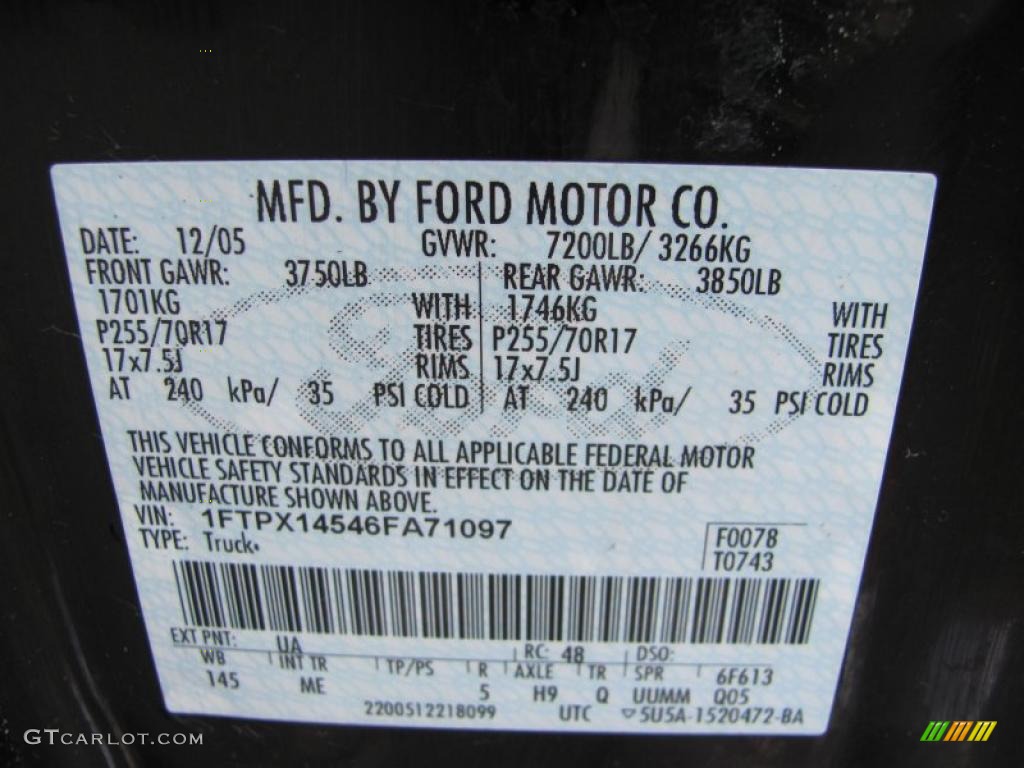 2006 F150 XLT SuperCab 4x4 - Black / Medium/Dark Flint photo #25