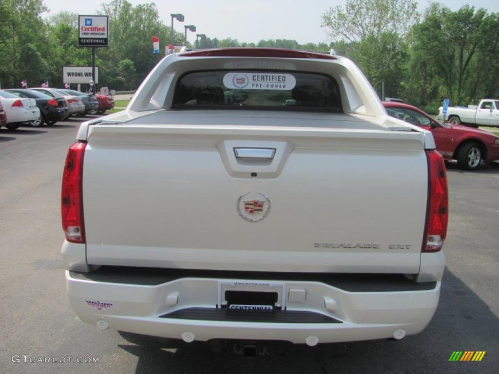 2007 Escalade EXT AWD - White Diamond / Cocoa/Light Cashmere photo #3