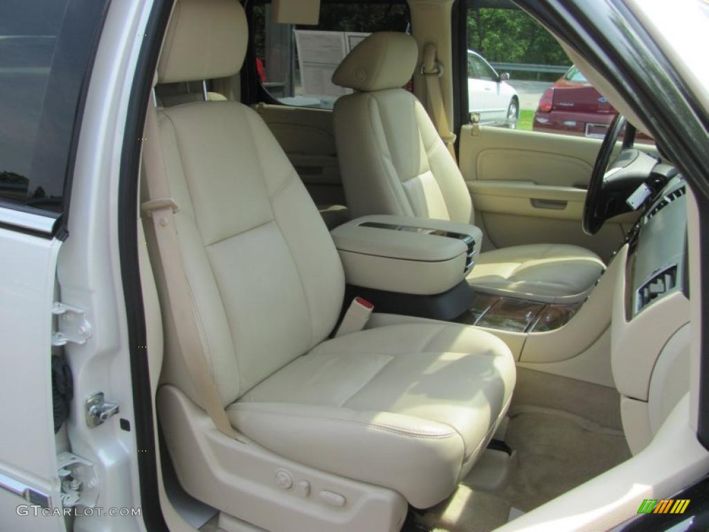 2007 Escalade EXT AWD - White Diamond / Cocoa/Light Cashmere photo #5