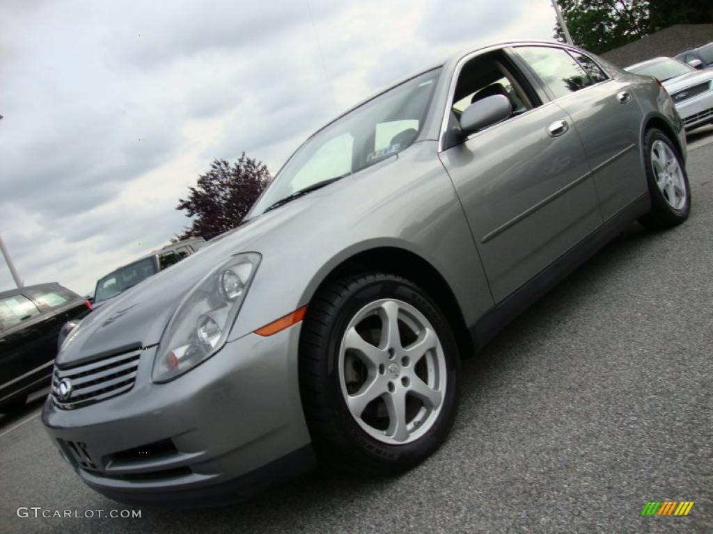 2004 G 35 x Sedan - Diamond Graphite Gray Metallic / Graphite photo #1