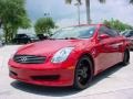 2006 Laser Red Pearl Infiniti G 35 Coupe  photo #13
