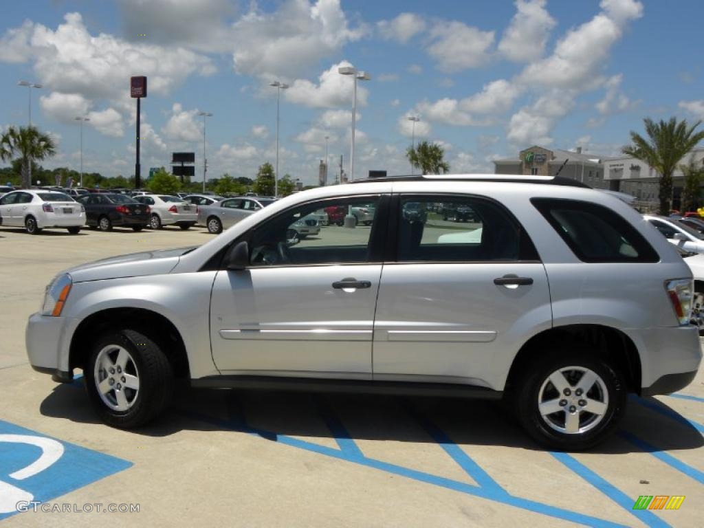 2009 Equinox LS - Silver Ice Metallic / Light Gray photo #2