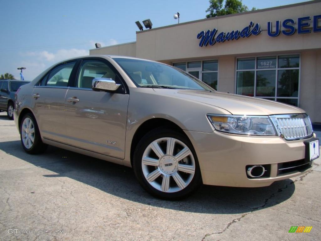 2008 MKZ Sedan - Dune Pearl Metallic / Sand photo #32