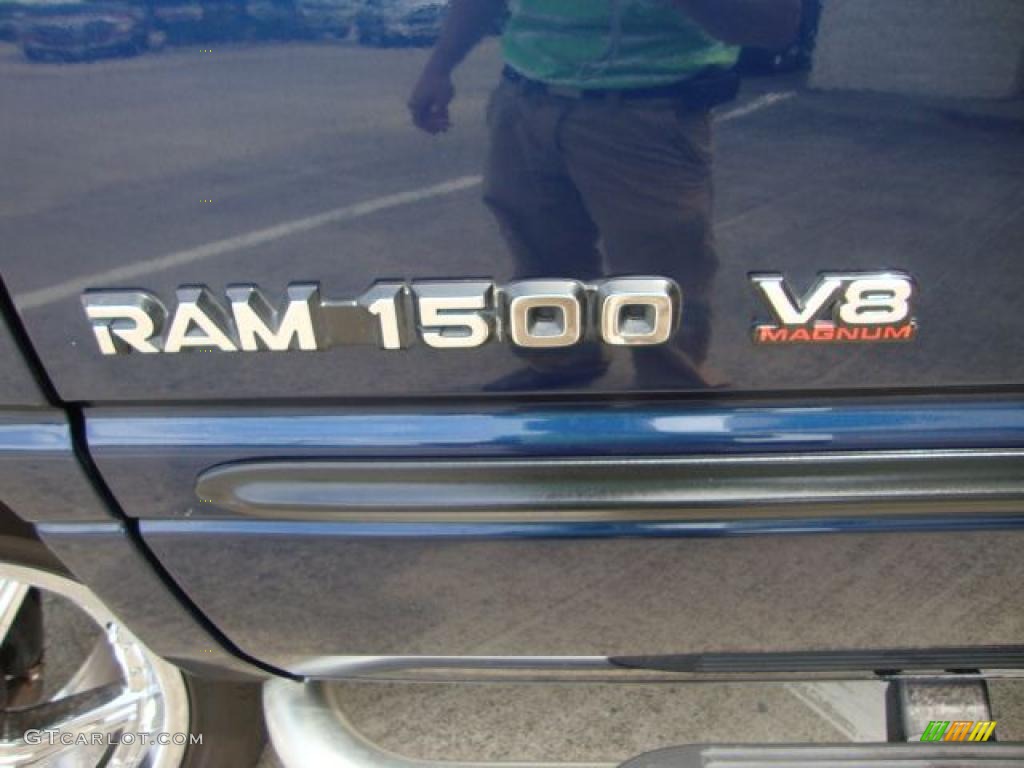 2001 Ram 1500 SLT Club Cab 4x4 - Patriot Blue Pearl / Agate photo #32