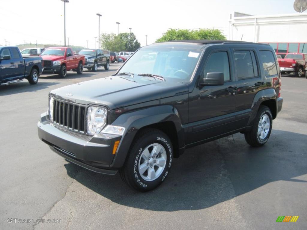 2010 Dark Charcoal Pearl Jeep Liberty Sport 30722803 Photo 2