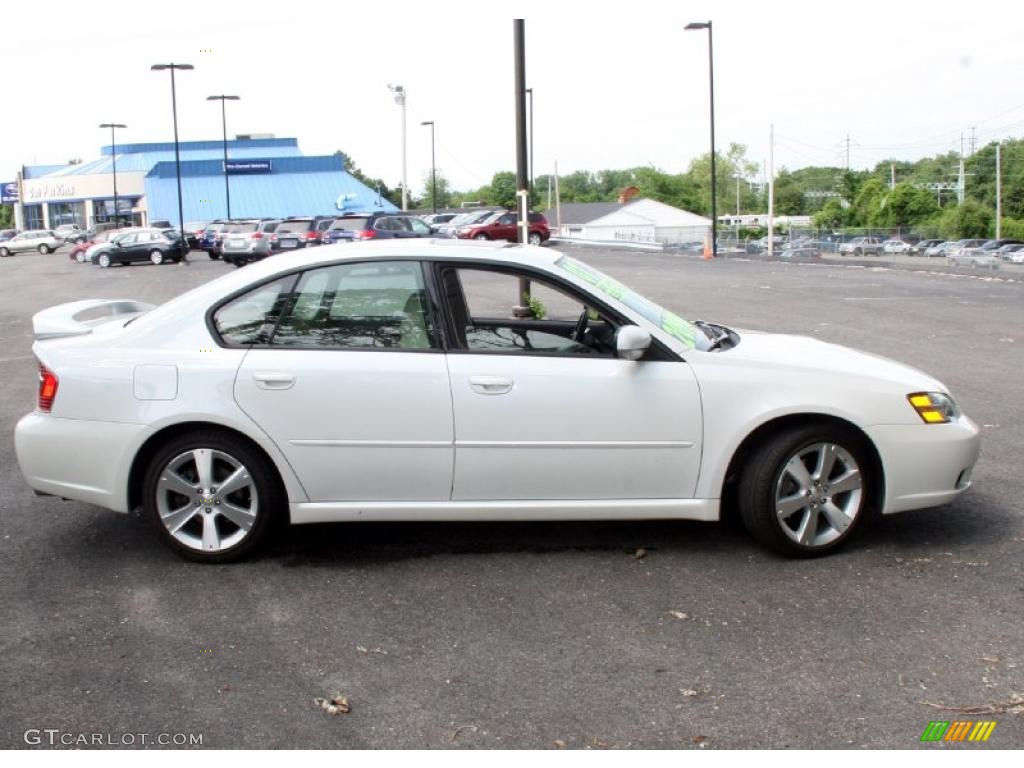 2007 Legacy 2.5 GT Limited Sedan - Satin White Pearl / Ivory photo #4