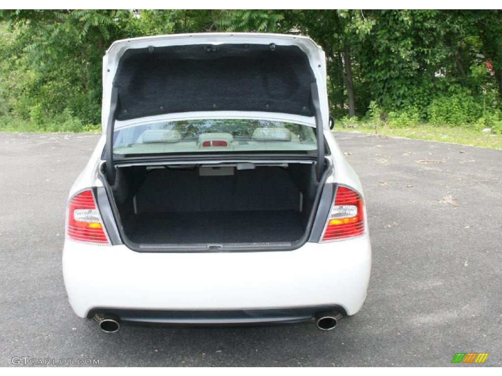 2007 Legacy 2.5 GT Limited Sedan - Satin White Pearl / Ivory photo #7