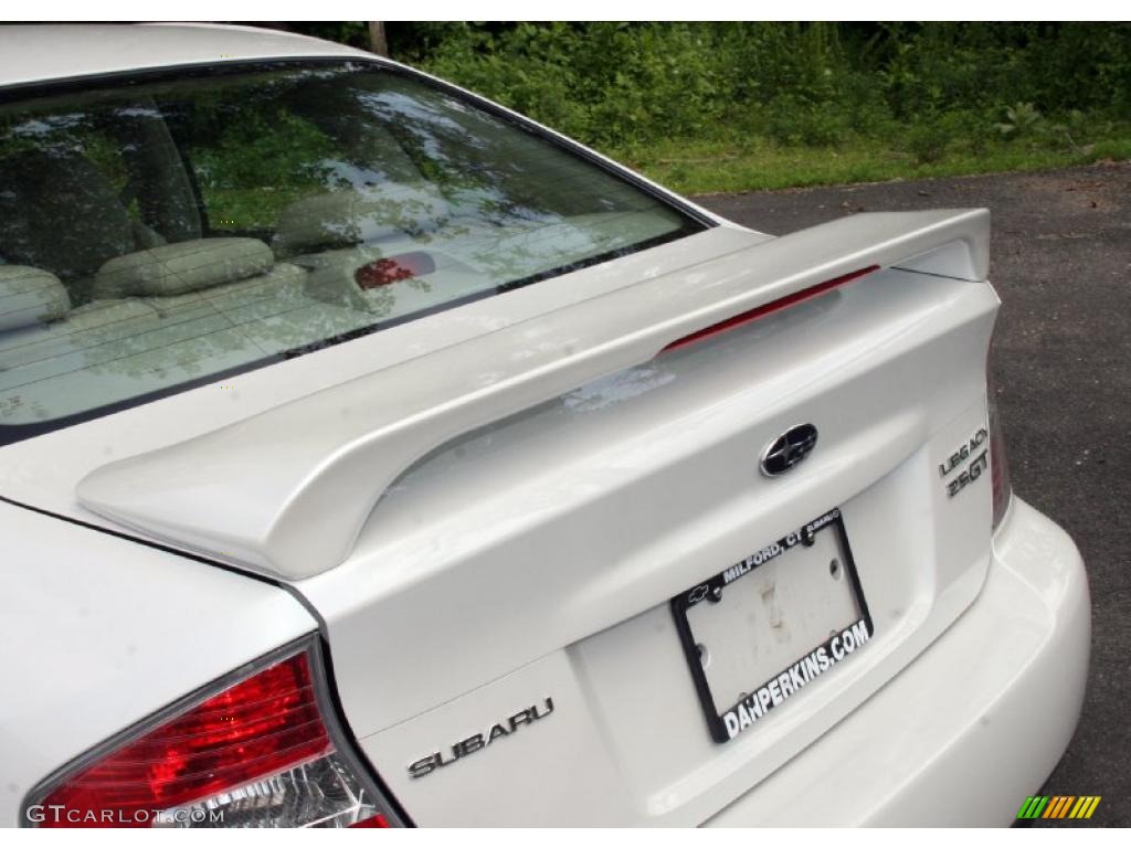 2007 Legacy 2.5 GT Limited Sedan - Satin White Pearl / Ivory photo #9