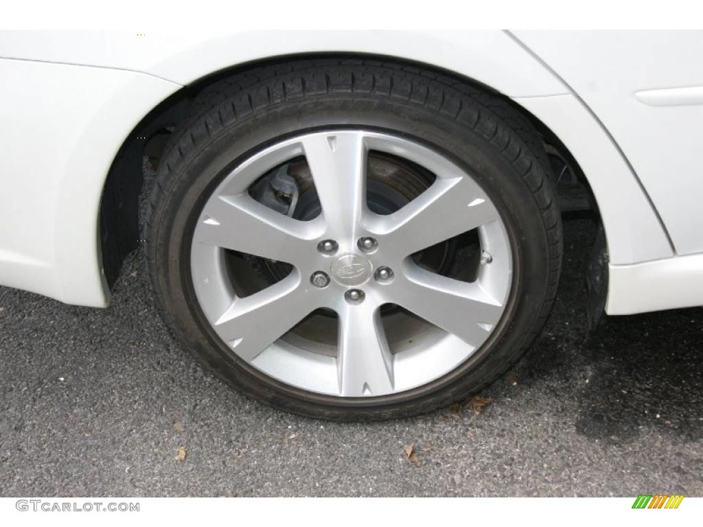 2007 Legacy 2.5 GT Limited Sedan - Satin White Pearl / Ivory photo #20