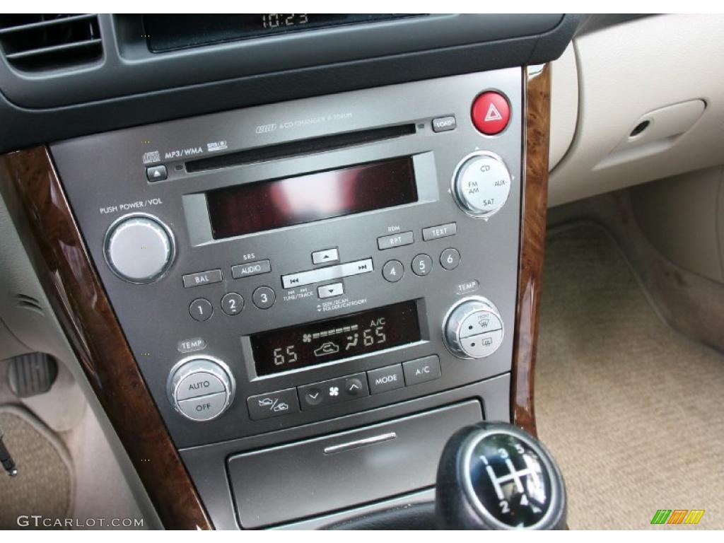 2007 Legacy 2.5 GT Limited Sedan - Satin White Pearl / Ivory photo #23