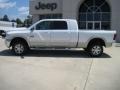 2010 Bright White Dodge Ram 2500 Laramie Mega Cab 4x4  photo #3