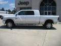 2010 Bright White Dodge Ram 2500 Laramie Mega Cab 4x4  photo #3