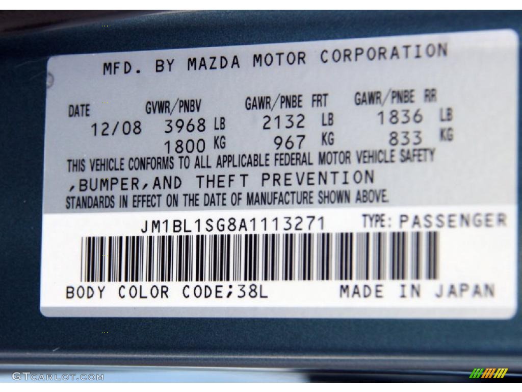 2010 MAZDA3 i Sport 4 Door - Gunmetal Blue Mica / Black photo #26