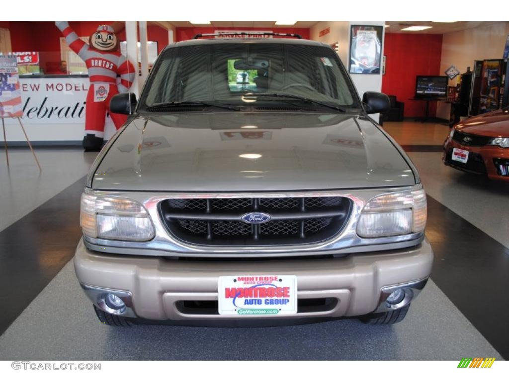 2000 Explorer Eddie Bauer 4x4 - Spruce Green Metallic / Medium Prairie Tan photo #10