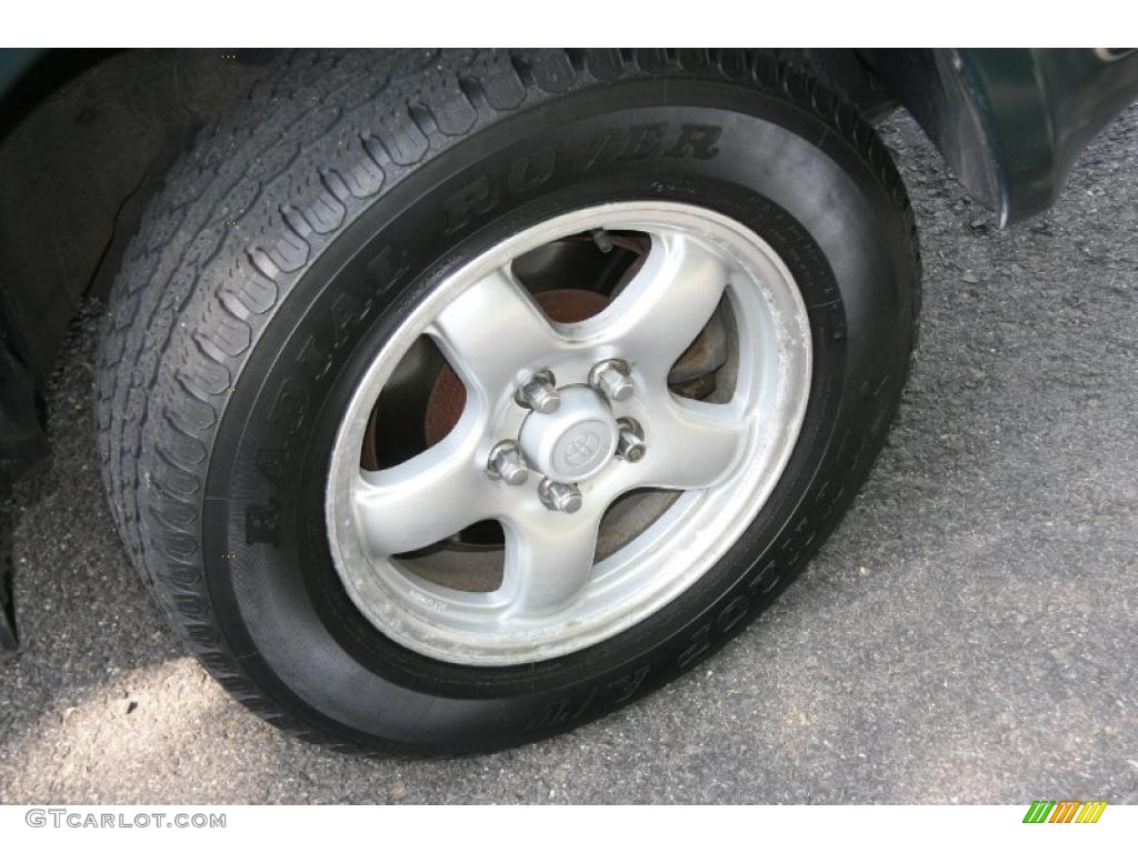 1999 RAV4 4WD - Deep Jewel Green Pearl / Gray photo #18