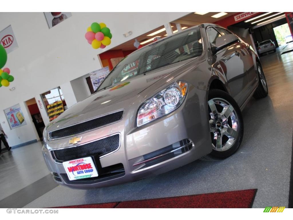 2008 Malibu LT Sedan - Amber Bronze Metallic / Cocoa/Cashmere Beige photo #2