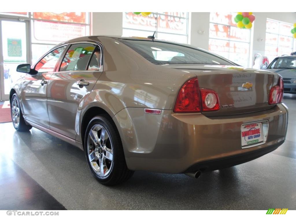 2008 Malibu LT Sedan - Amber Bronze Metallic / Cocoa/Cashmere Beige photo #5