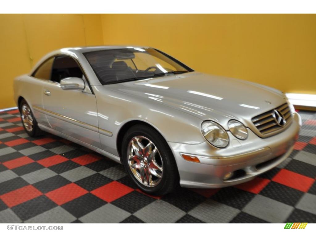 2000 CL 500 - Brilliant Silver Metallic / Charcoal photo #1