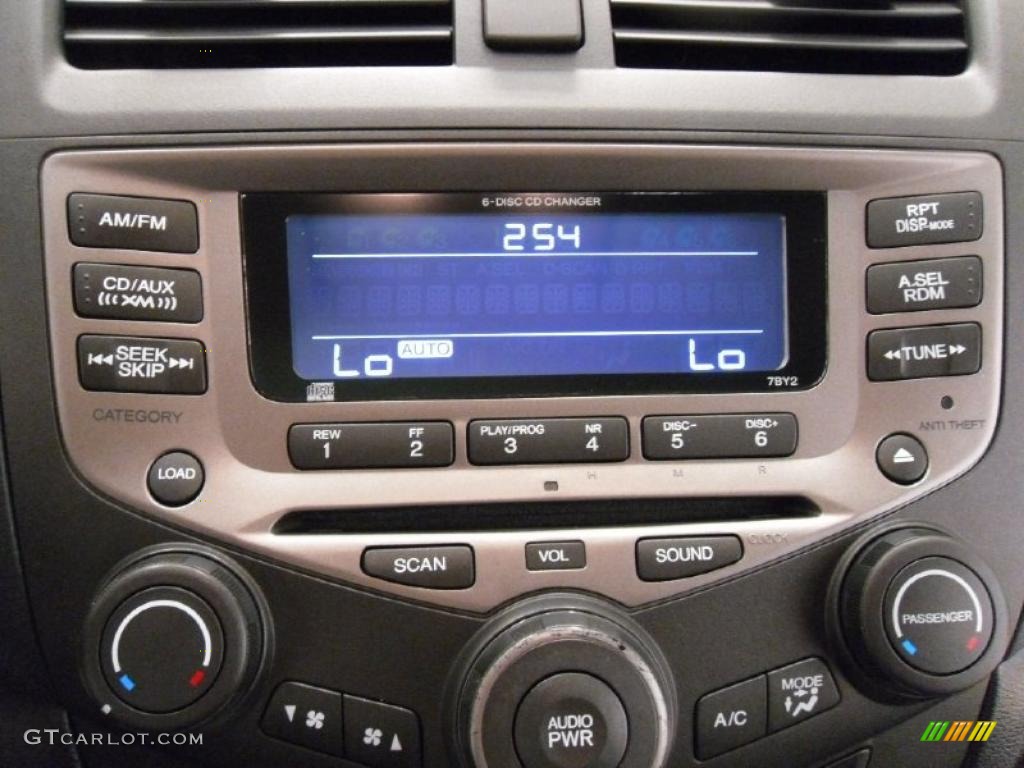 2006 Accord EX V6 Coupe - Nighthawk Black Pearl / Black photo #13