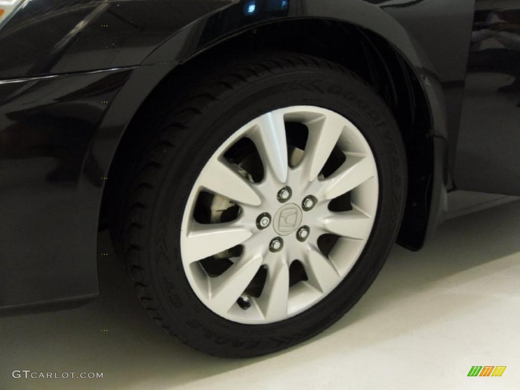 2006 Accord EX V6 Coupe - Nighthawk Black Pearl / Black photo #29