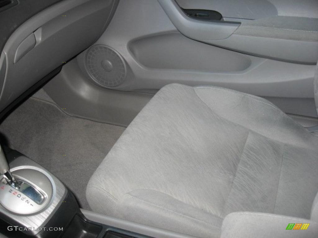 2007 Civic LX Coupe - Atomic Blue Metallic / Gray photo #21
