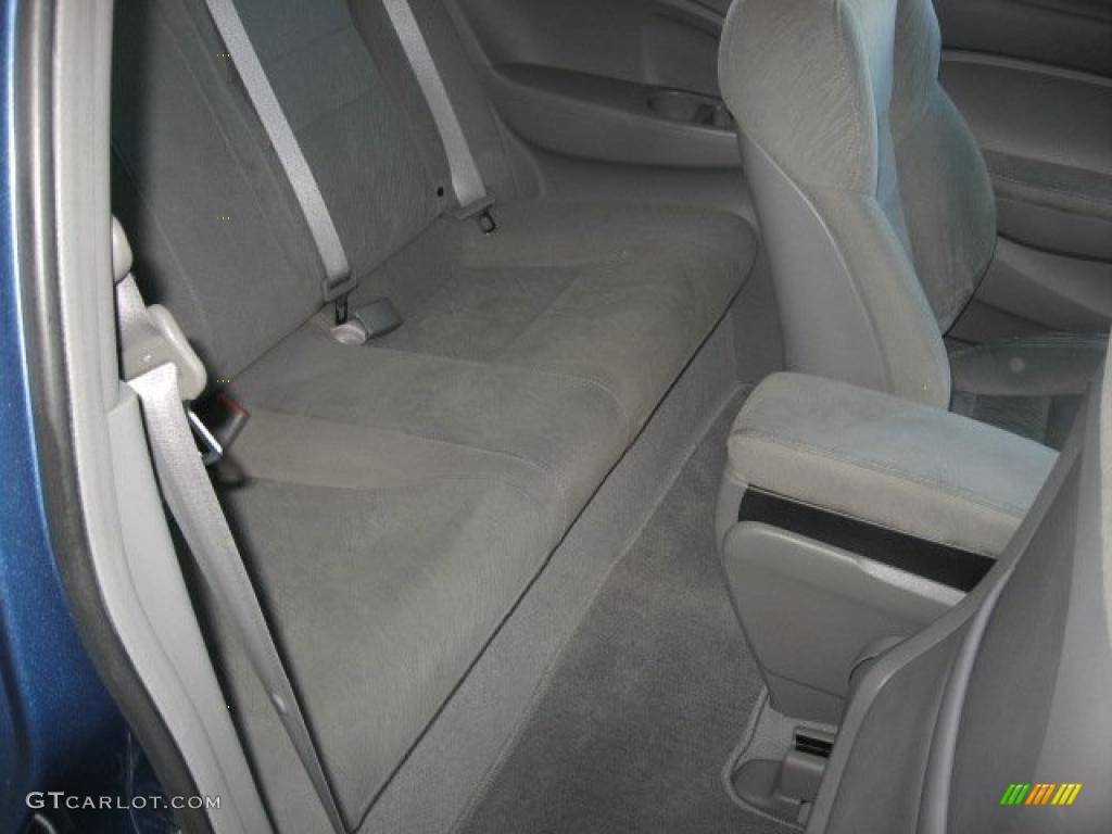 2007 Civic LX Coupe - Atomic Blue Metallic / Gray photo #23