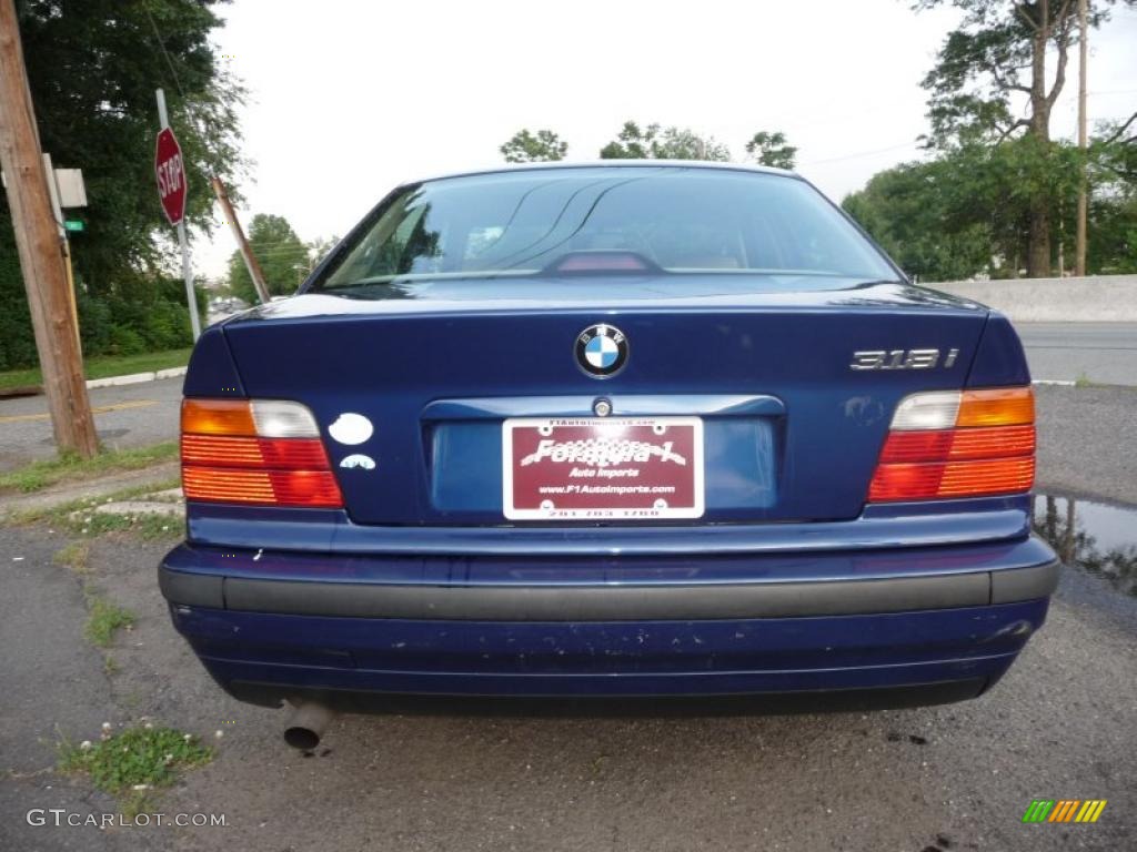 1997 3 Series 318i Sedan - Montreal Blue Metallic / Sand photo #9