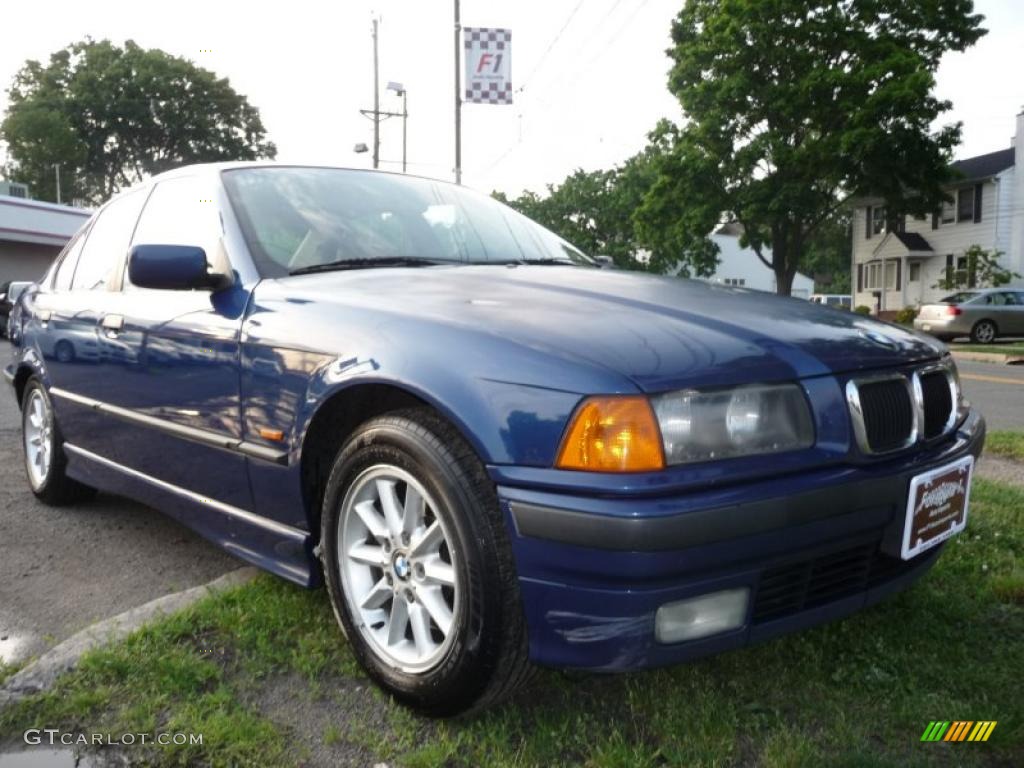 1997 3 Series 318i Sedan - Montreal Blue Metallic / Sand photo #14