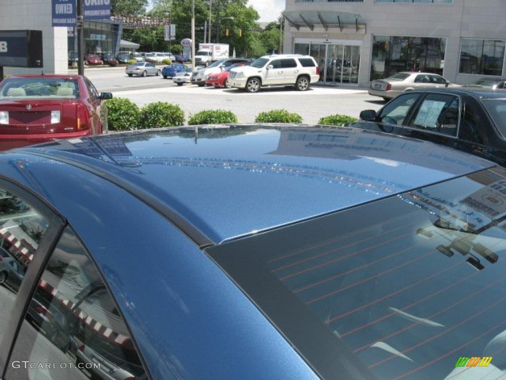 2007 Civic LX Coupe - Atomic Blue Metallic / Gray photo #45