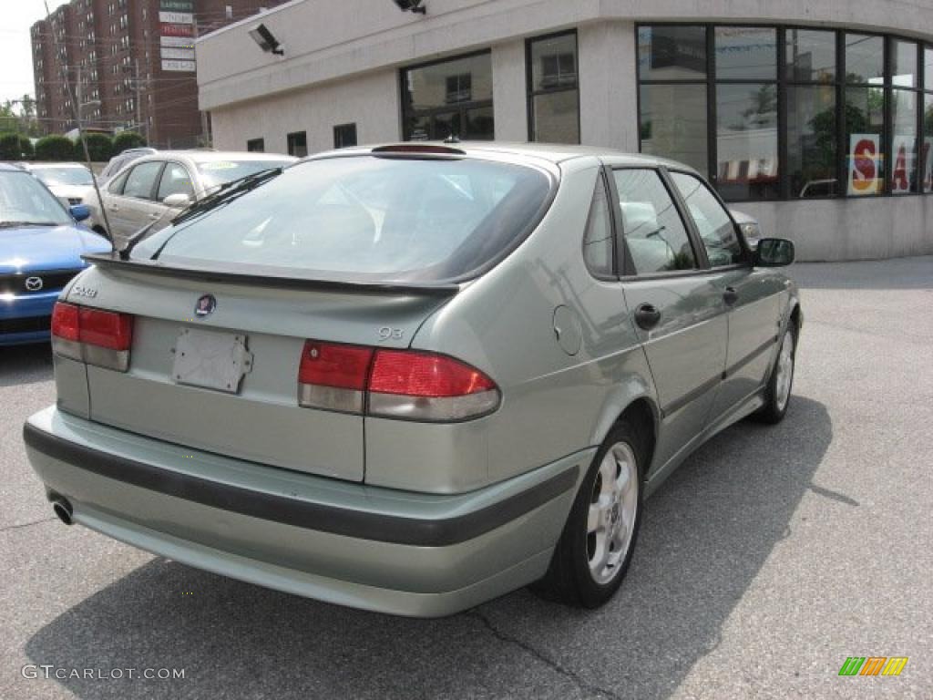 2001 9-3 SE Sedan - Sun Green Metallic / Warm Beige photo #6