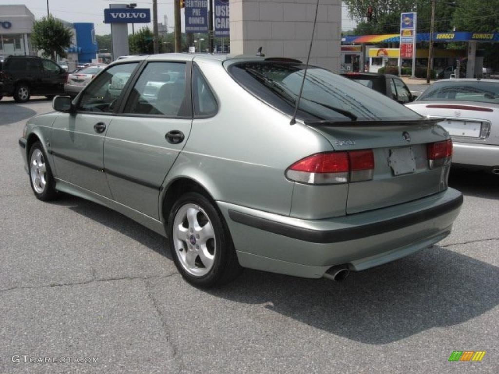 2001 9-3 SE Sedan - Sun Green Metallic / Warm Beige photo #8