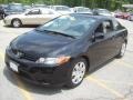 2008 Nighthawk Black Pearl Honda Civic LX Coupe  photo #20