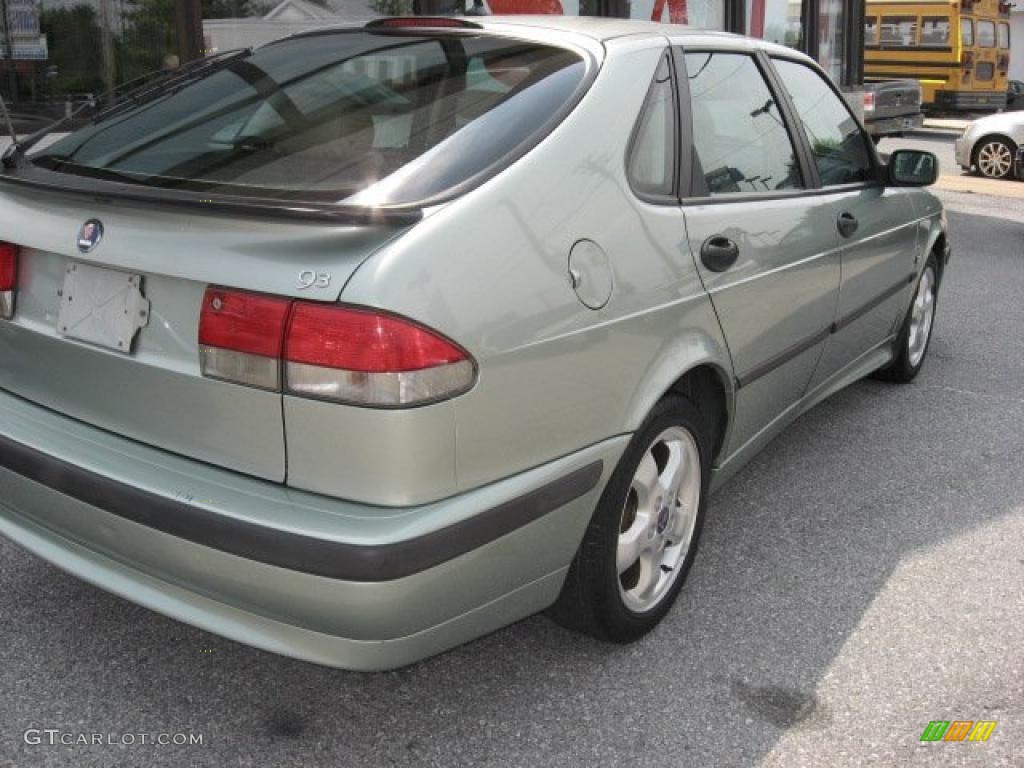 2001 9-3 SE Sedan - Sun Green Metallic / Warm Beige photo #46