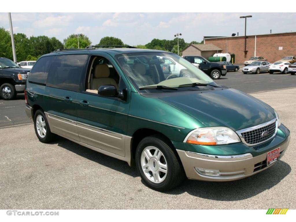 2003 Windstar SEL - Tropic Green Metallic / Medium Parchment photo #1