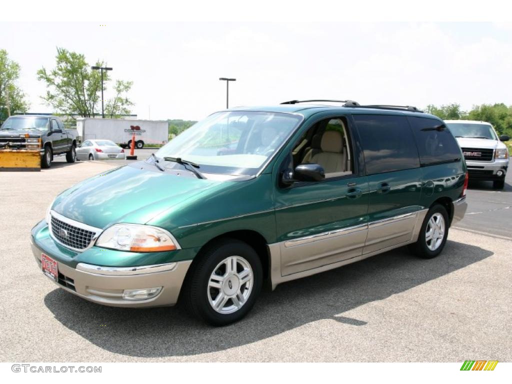 2003 Windstar SEL - Tropic Green Metallic / Medium Parchment photo #6