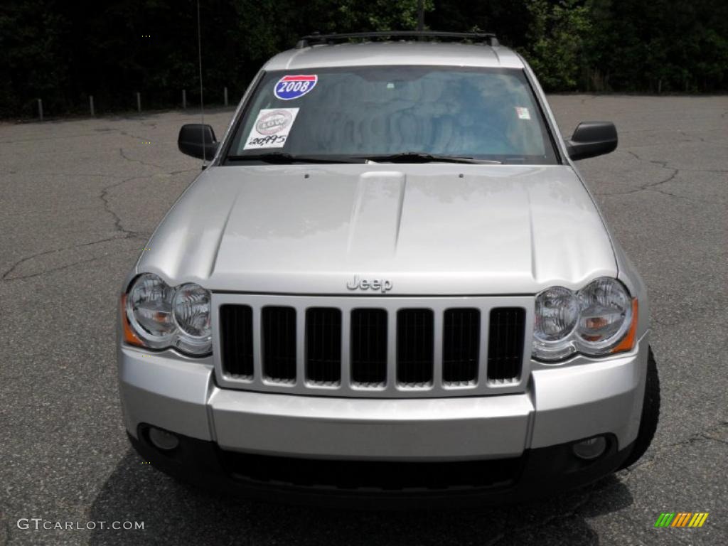 2008 Grand Cherokee Laredo - Bright Silver Metallic / Dark Slate Gray photo #6