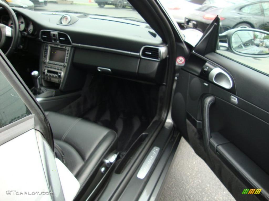 2008 911 Carrera 4S Coupe - Meteor Grey Metallic / Black photo #17
