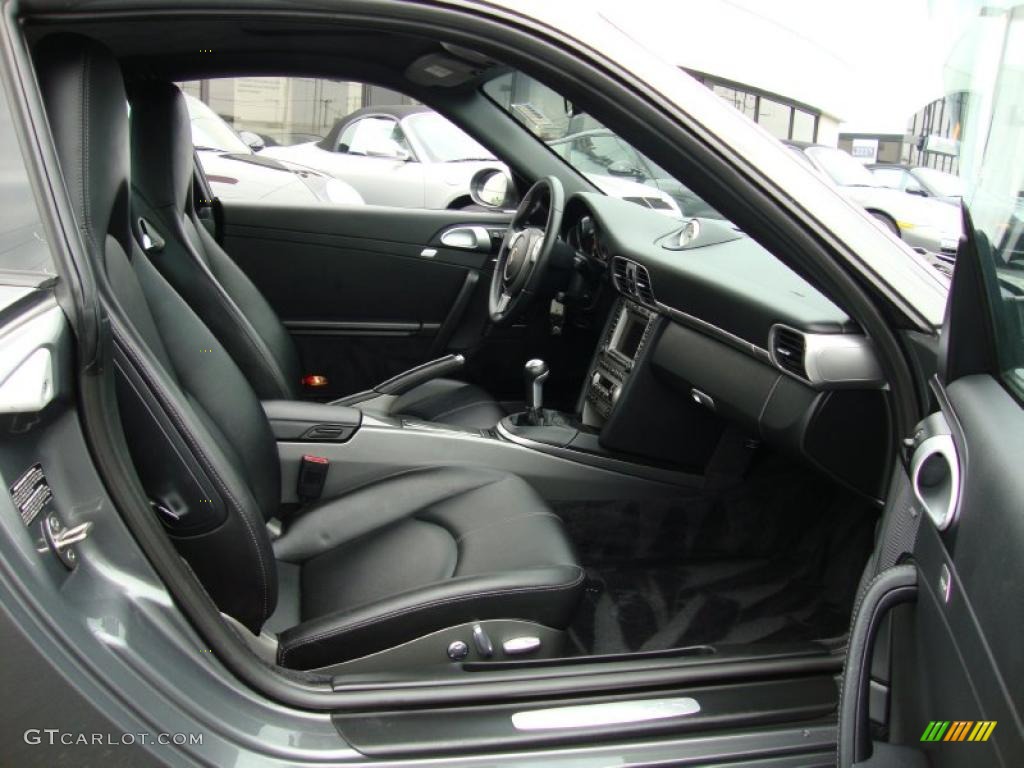 2008 911 Carrera 4S Coupe - Meteor Grey Metallic / Black photo #19