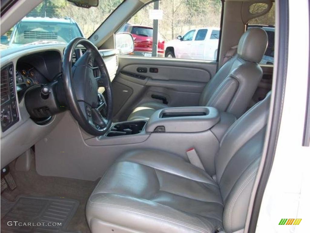 2005 Silverado 1500 LT Crew Cab 4x4 - Summit White / Medium Gray photo #4